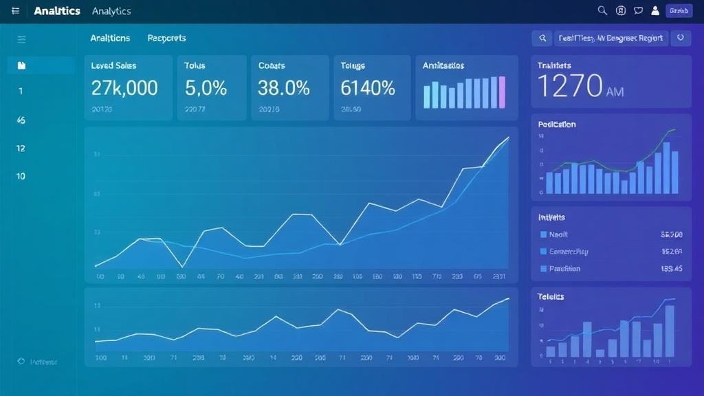 Photo: Beautiful analytics report.фото