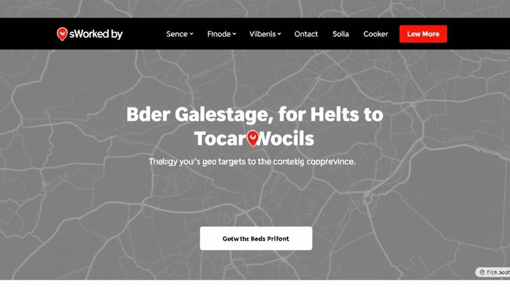 Proper geo-targeted promotion of a website.фото