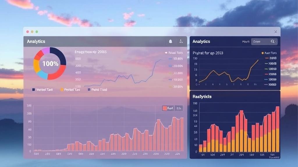 Photo: Beautiful analytics report.фото